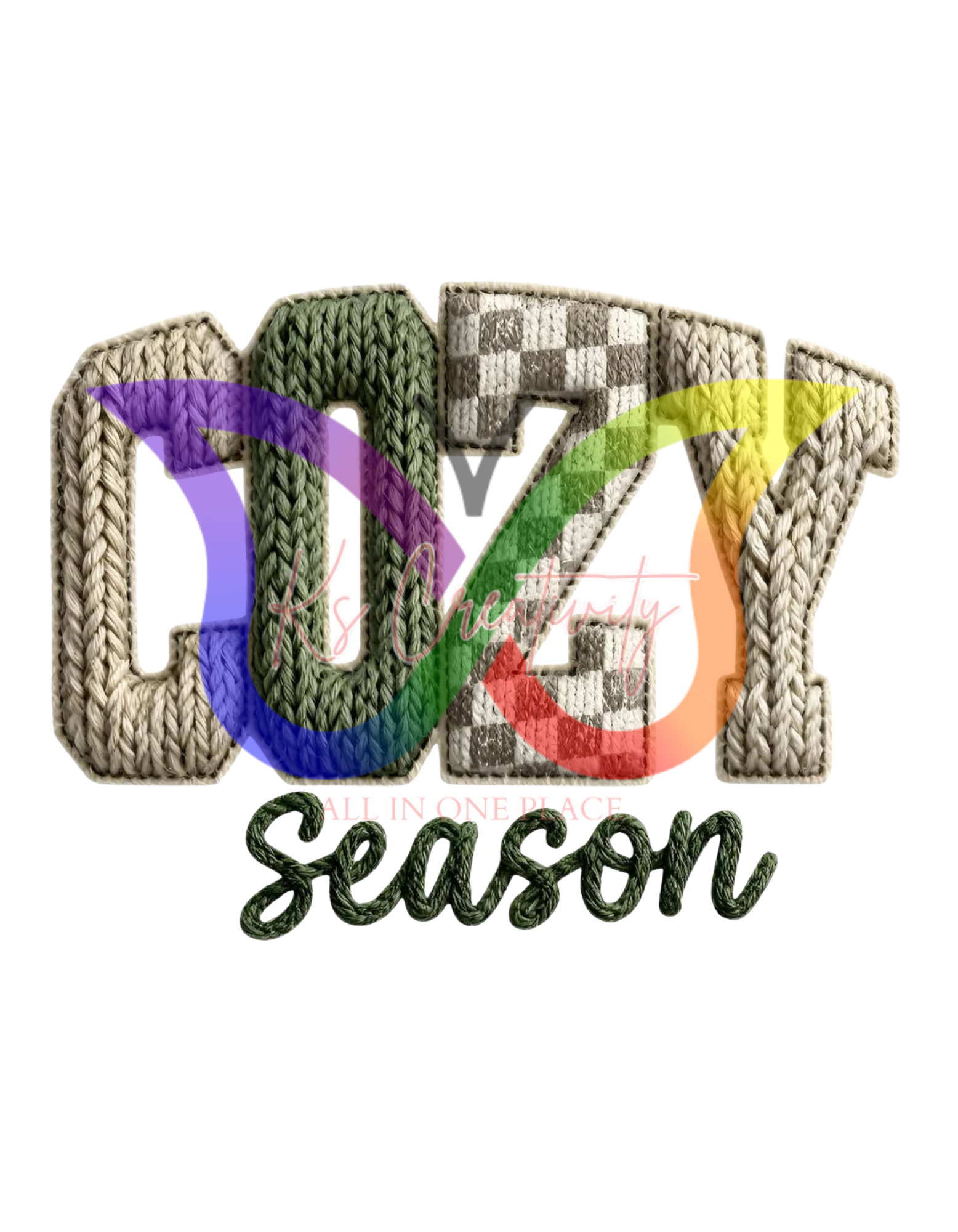 DTF Transfer Cozy Season